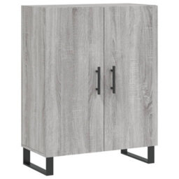 Berkfield Highboard Grey Sonoma 69.5X34X180 Cm Engineered Wood - thumbnail 7