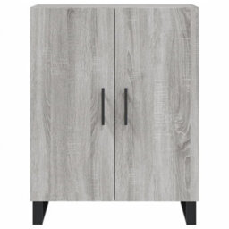 Berkfield Highboard Grey Sonoma 69.5X34X180 Cm Engineered Wood - thumbnail 8