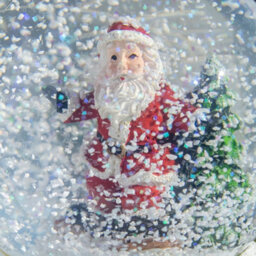 The Christmas Workshop 70779 Musical Snow Globe With Snowboarding Santa Design - thumbnail 5