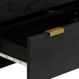 Berkfield Sideboard Black 60X33X75 Cm Engineered Wood - thumbnail 7