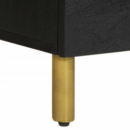 Berkfield Sideboard Black 60X33X75 Cm Engineered Wood - thumbnail 8