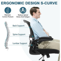 Mesh Office Chair Desk Chair Swivel Chair Computer Chair - thumbnail 5