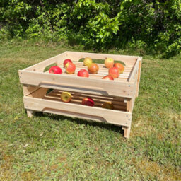 Selections Traditional Wooden Apple Storage Tray Rack (Set Of 4) - thumbnail 2
