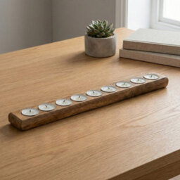 Garden Greatness Relica Long Mango Wood Tealight Holder - thumbnail 2