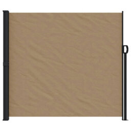 Walplus Retractable Side Awning Garden Sun Shade Canopy Gazebo For Back Door, Porch, Patio Taupe 180X300 Cm - thumbnail 3