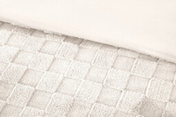 Rapport Home Luxury Check Teddy Polyester Fleece Duvet Cover Set With Pillowcase - thumbnail 2