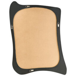 Beliani Wall Mirror Concarneau 65 Cm 94 Cm Gold - thumbnail 4