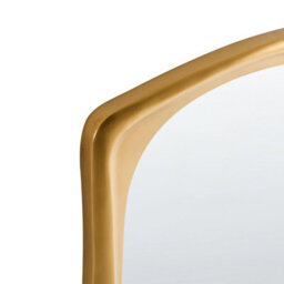 Beliani Wall Mirror Concarneau 65 Cm 94 Cm Gold - thumbnail 5