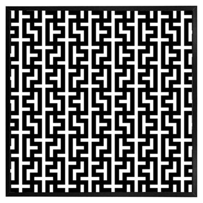 "Andrew Lee Maze (Picutre Frame) / 16X16"" / Brown" - image 1