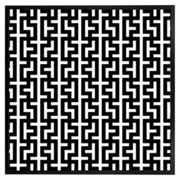 "Andrew Lee Maze (Picutre Frame) / 16X16"" / Brown" - thumbnail 9