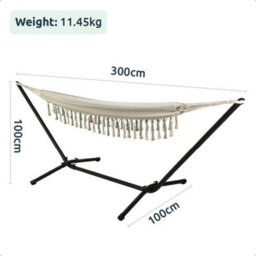 Heavy Duty Steel Hammock Stand Outdoor Portable Green - thumbnail 2