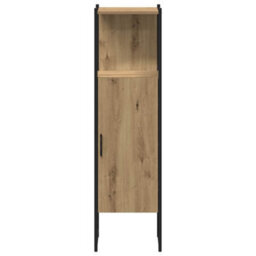 Berkfield 3 Piece Bathroom Furniture Set Artisan Oak Engineered Wood - thumbnail 7