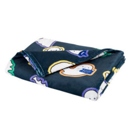 Catherine Lansfield Halloween Ghosts Cosy Fleece 130X170Cm Blanket Throw Black - thumbnail 3