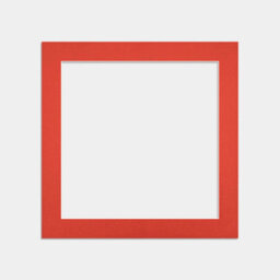 Ak Frames 10X10 Poppy Red Picture Mounts To Fit 8X8 Aperture Size - Mount Board Only (No Frame Included) - thumbnail 1