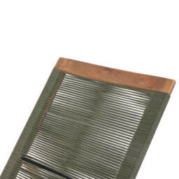 Beliani Sun Lounger Prossedi Reclining Acacia Wood Green - thumbnail 7