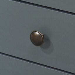 Alva 3 Drawer Dark Grey Bedside Chest Of Drawers Cabinet Nightstand - thumbnail 7