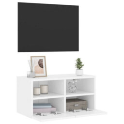 Berkfield Durable Tv Wall Cabinet White 60X30X30 Cm Engineered Wood - thumbnail 6