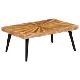 Berkfield Coffee Table Solid Mango Wood 90X55X36 Cm - thumbnail 9