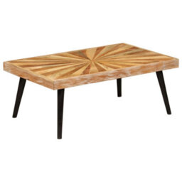 Berkfield Coffee Table Solid Mango Wood 90X55X36 Cm - thumbnail 8