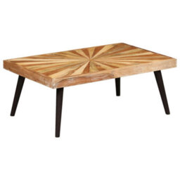 Berkfield Coffee Table Solid Mango Wood 90X55X36 Cm - thumbnail 7