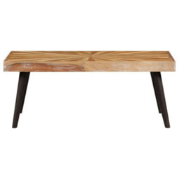 Berkfield Coffee Table Solid Mango Wood 90X55X36 Cm - thumbnail 2