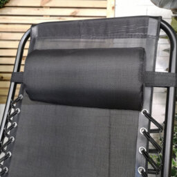 Samuel Alexander Set Of 2 Black Multi Position Textoline Zero Gravity Garden Relaxer Chair Lounger - thumbnail 6