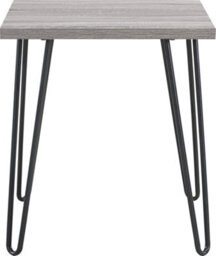 Dorel Home Owen Retro End Table In Distressed Grey Oak