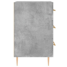 Berkfield Bedside Cabinet Concrete Grey 40X40X66 Cm Engineered Wood - thumbnail 6