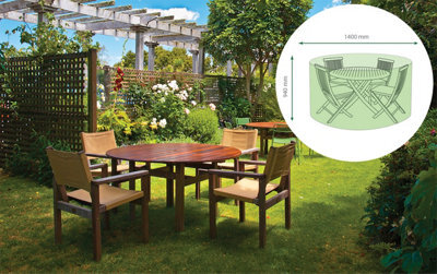 Netagon Outdoor Garden Water Resistant Small Round Patio Set Cover Protector - image 1