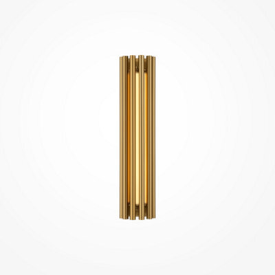Luminosa Lighting Luminosa Maytoni Sonata Modern Integrated Led Wall Lamp Brass 3000K - image 1