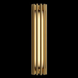 Luminosa Lighting Luminosa Maytoni Sonata Modern Integrated Led Wall Lamp Brass 3000K - thumbnail 2