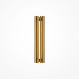 Luminosa Lighting Luminosa Maytoni Sonata Modern Integrated Led Wall Lamp Brass 3000K - thumbnail 1