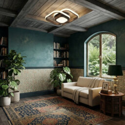 Modern Led Ceiling Chandelier Light   Chic Pendant Lamp For Living Room & Bedroom - thumbnail 4