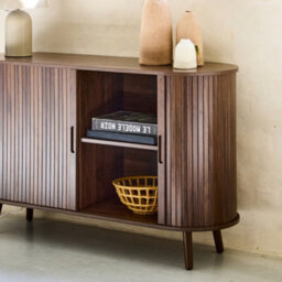 Sweeek - 120Cm Scandi-Style Sideboard With 2 Sliding Doors Legacy 120X40X75 Cm - thumbnail 5
