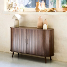 Sweeek - 120Cm Scandi-Style Sideboard With 2 Sliding Doors Legacy 120X40X75 Cm - thumbnail 4