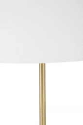 Orsina Translucent Detail Table Lamp, Gold Finish Statement Light, Luxrious Brass Table Lamp With  Crystal Base - thumbnail 3