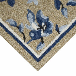 Xample Spring Bee Hooked Accent Rug 56X97Cm Memory Foam Polypropylene Non Slip Hand Hooked Soft Indoor Decorative Mat - thumbnail 3