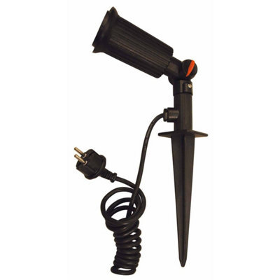 Luminosa Lighting Luminosa Garten 1 Light Outdoor Spike Light Black Ip44, E27 - image 1