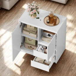 FURNOLD Modern Sideboard Buffet Cabinet With Drawers Storage Furniture - thumbnail 7