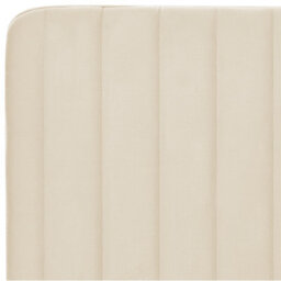 Beliani Bed Velvet Lunan 160 X 200 Cm (Eu King Size) Light Beige - thumbnail 8