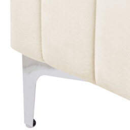 Beliani Bed Velvet Lunan 160 X 200 Cm (Eu King Size) Light Beige - thumbnail 9