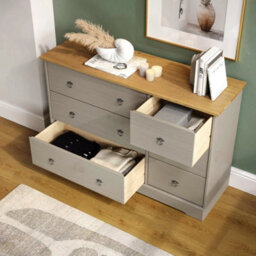 Chest Of Drawers With 6 Drawers For Bedroom Furniture Home - thumbnail 5