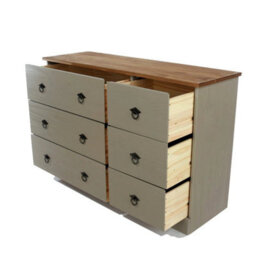 Chest Of Drawers With 6 Drawers For Bedroom Furniture Home - thumbnail 4