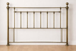 Save On Goods UK 5Ft King Size Brass Finish,traditional Antique Victorian Metal Headboard Bed Head End