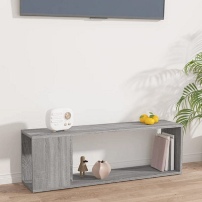 Walplus Tv Cabinet Grey Sonoma 100X24X32 Cm Engineered Wood - image 1