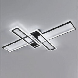 65W Modern Led Ceiling Light 6500K 4-Sqaure Ceiling Lamp White Living Room 120Cm - thumbnail 1