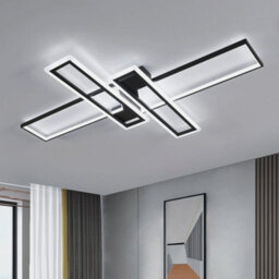 65W Modern Led Ceiling Light 6500K 4-Sqaure Ceiling Lamp White Living Room 120Cm - thumbnail 2