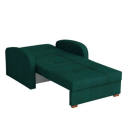 Viva Gold I Compact Single Sofa Bed With Storage And Modern Upholstered Design Beige - thumbnail 4