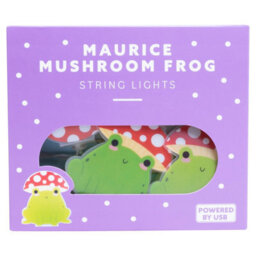 Fizz Creations Maurice Mushroom Frog Led String Lights Battery Powered - thumbnail 1