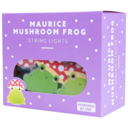 Fizz Creations Maurice Mushroom Frog Led String Lights Battery Powered - thumbnail 6